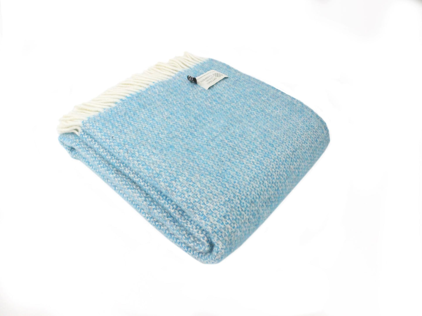 Windmill Pure New Wool Throw - Blue